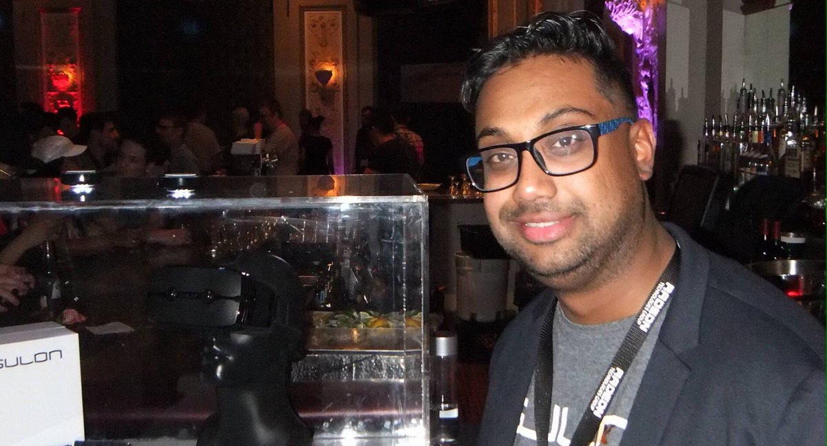 MTBXP_official's tweet image. We met with @DhanBalachand Founder &amp;amp; CEO of @SulonTech a Canadian start up redefining #AR and #VR. #GDC16