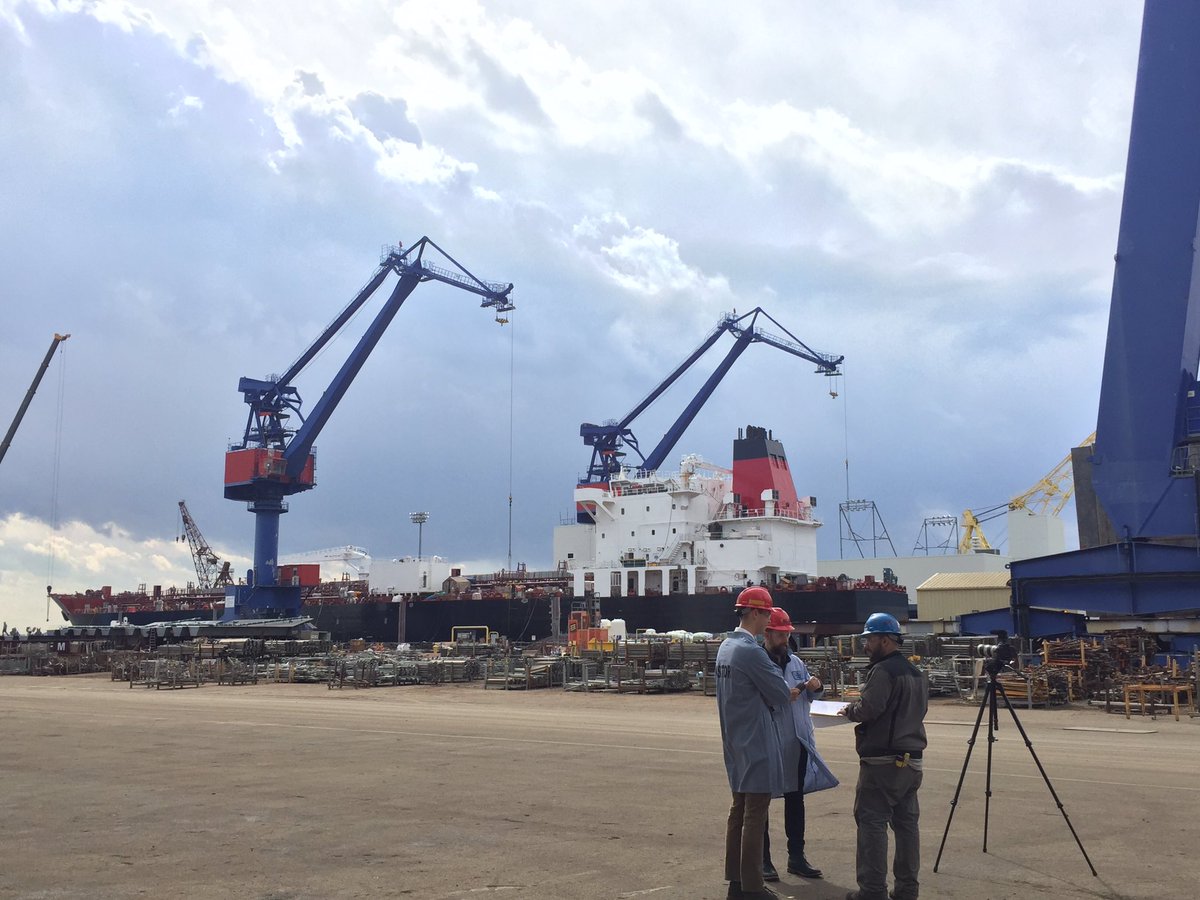 joincollab's tweet photo. On site with @National_Fund at #phillyshipyard. More to come! https://t.co/kO2FXCrqLQ