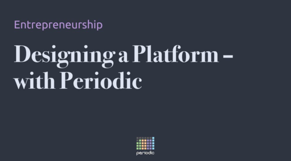 Designing a platform like Periodic and a peek at what we're browsing– ow.ly/ZDj9c