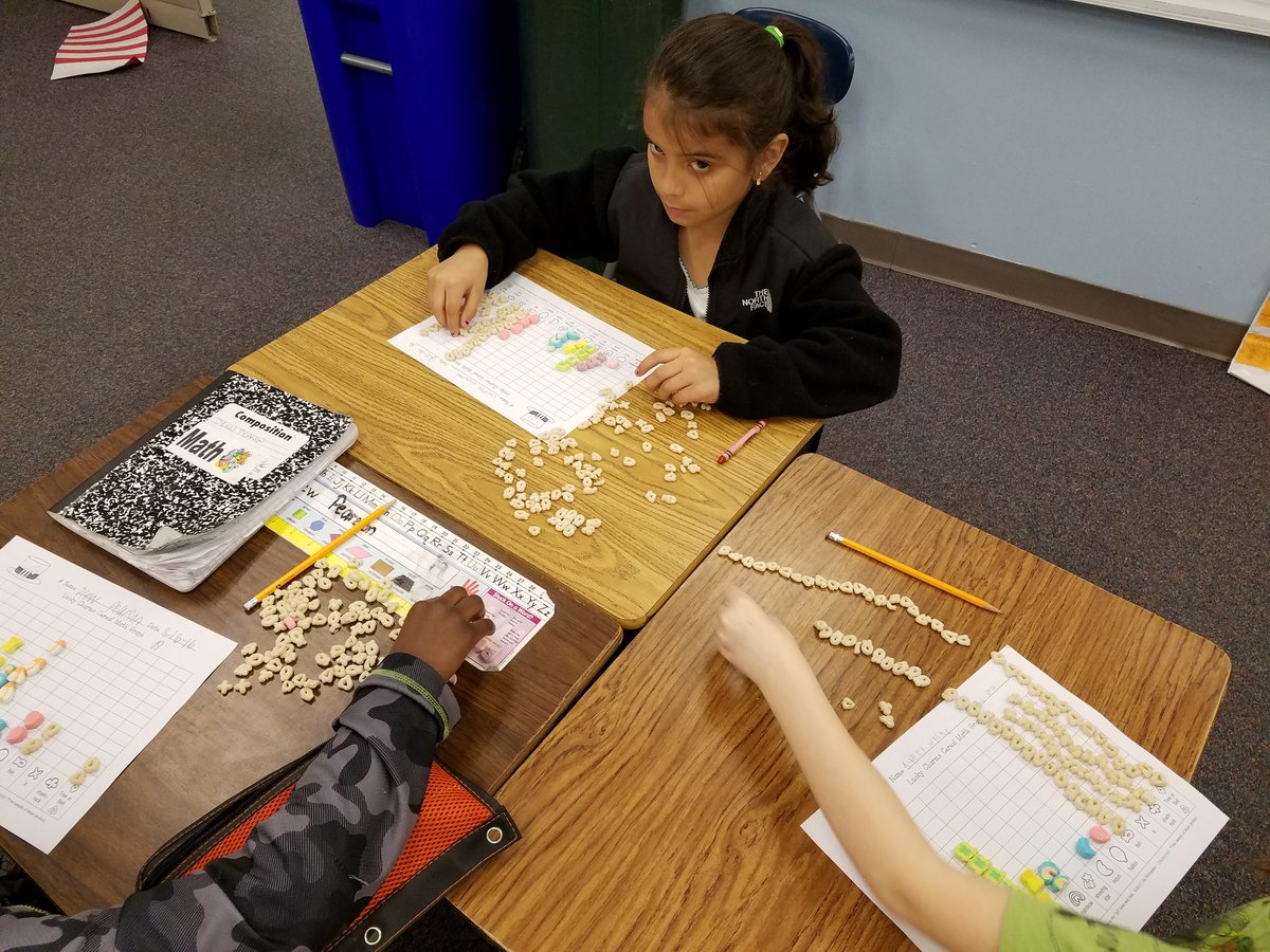 AMESGrade2's tweet photo. Celebrating St. Patrick's day! Graphing Lucky Charms https://t.co/MYThsFZDMy