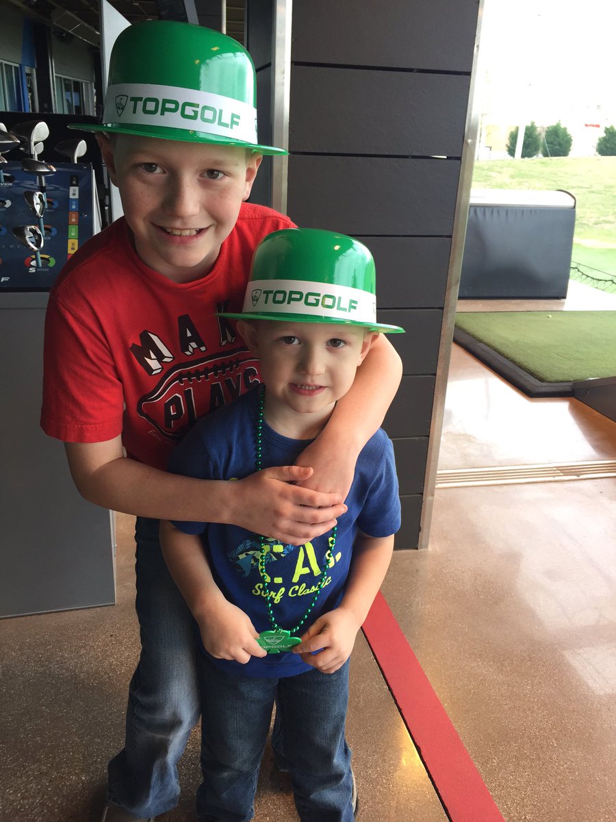 TopgolfAllen's tweet photo. They both made it in the GREEN!! #GreenTargetChallenge #StPaddiesDay https://t.co/E5LlOidII1