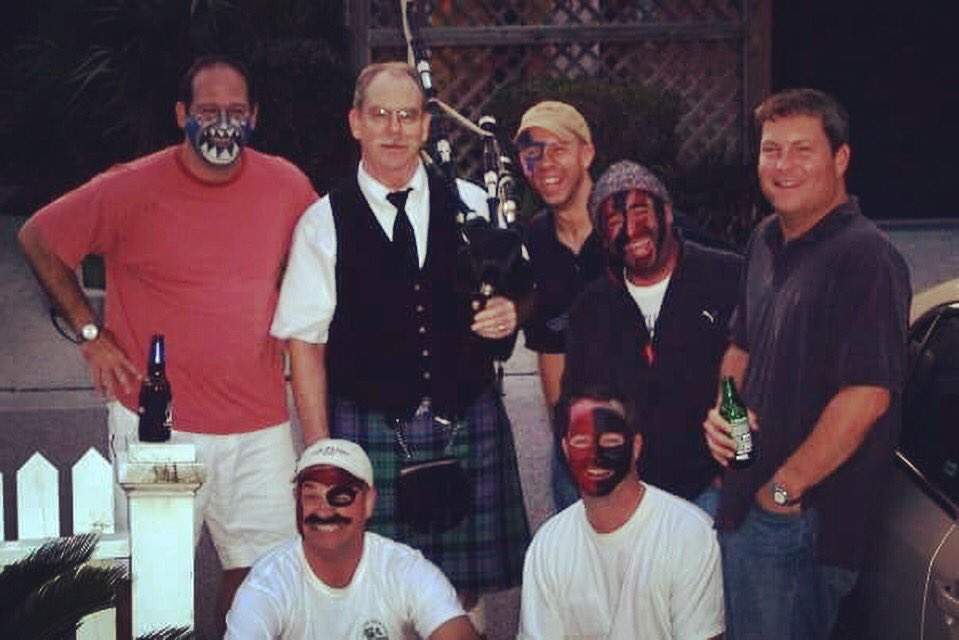 Dadebrantley's tweet image. ...and on weekends, we paint our faces and have live music. #tbt #chevycrew