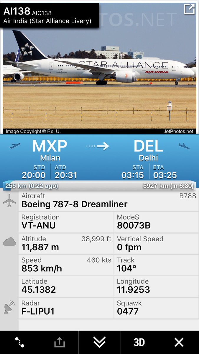 hogaberg's tweet photo. Flight AI138 from Milan to Delhi
https://t.co/vG2QU54Sr7 https://t.co/0n0SDv2OiX