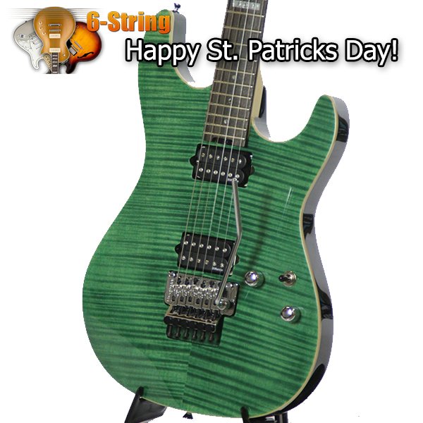 6String_com's tweet photo. @ESPGuitarsUSA #HappyStPaddys #StPatricksDay #ESPGuitars https://t.co/phOXLqihjw #6StringMusic #ESP #Guitar #Green https://t.co/nyjb4WrvMg