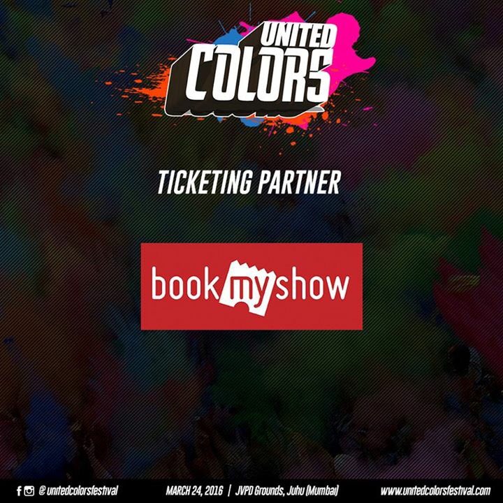 unitedcolorsIND's tweet photo. Tickets also available on @bookmyshow @MeraEventsIndia @nearbuy 
#UnitedColors #holi #Mumbai https://t.co/tZRW5S2Cqv