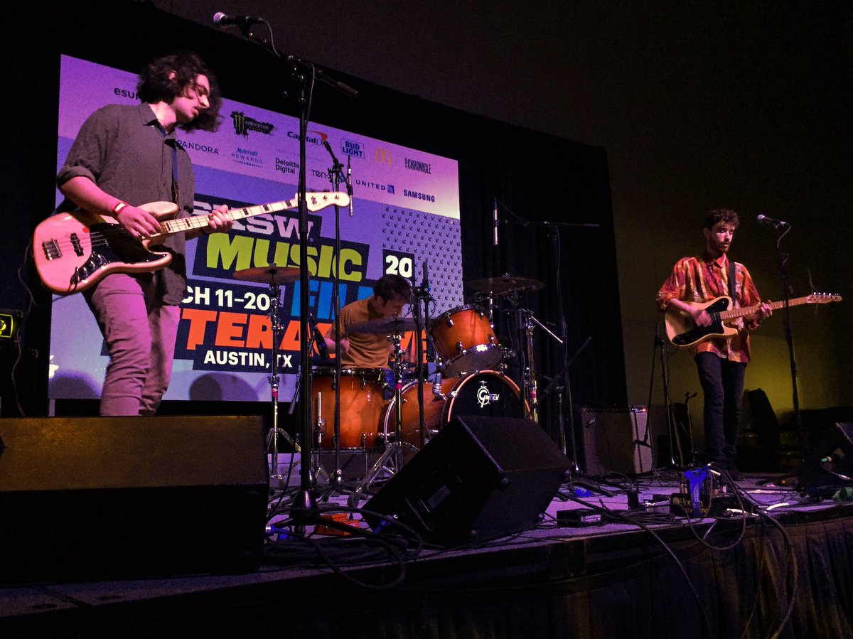 sxsw's tweet image. Our Italian friends @MoustachePrawn getting things started on the International Day Stage! #SXSW