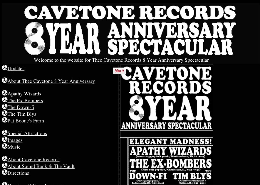 colescorocks's tweet photo. Cavetone Pulls Out ’90s Web Site For 8th Anniversary https://t.co/O0asehYM2D https://t.co/o6ZJ8ZPr1B