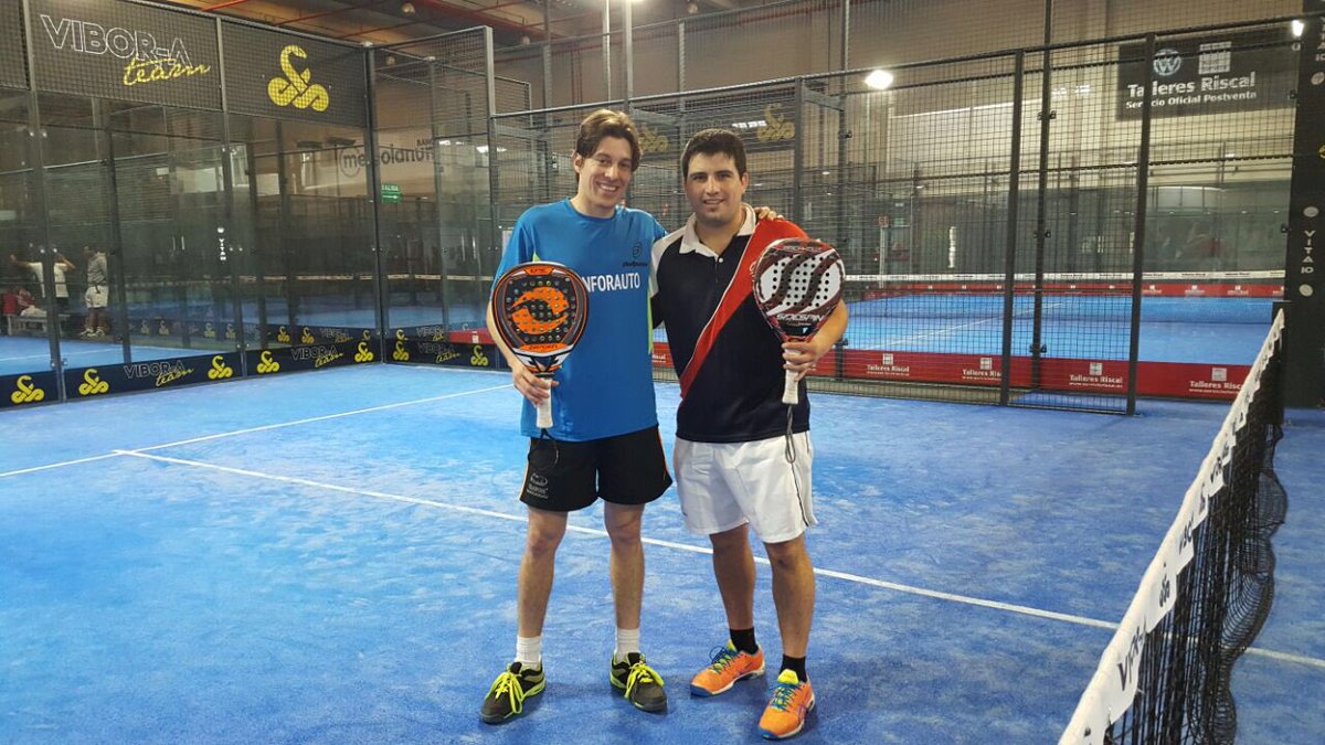 <a href="/CrisozanH/">cristian ozan</a>  y <a href="/ChiconGomes/">Francisco Gomes</a>  ponen primera y ya jugando en España preparándose para el <a href="/WorldPadelTour/">World Padel Tour</a> de Gijon.