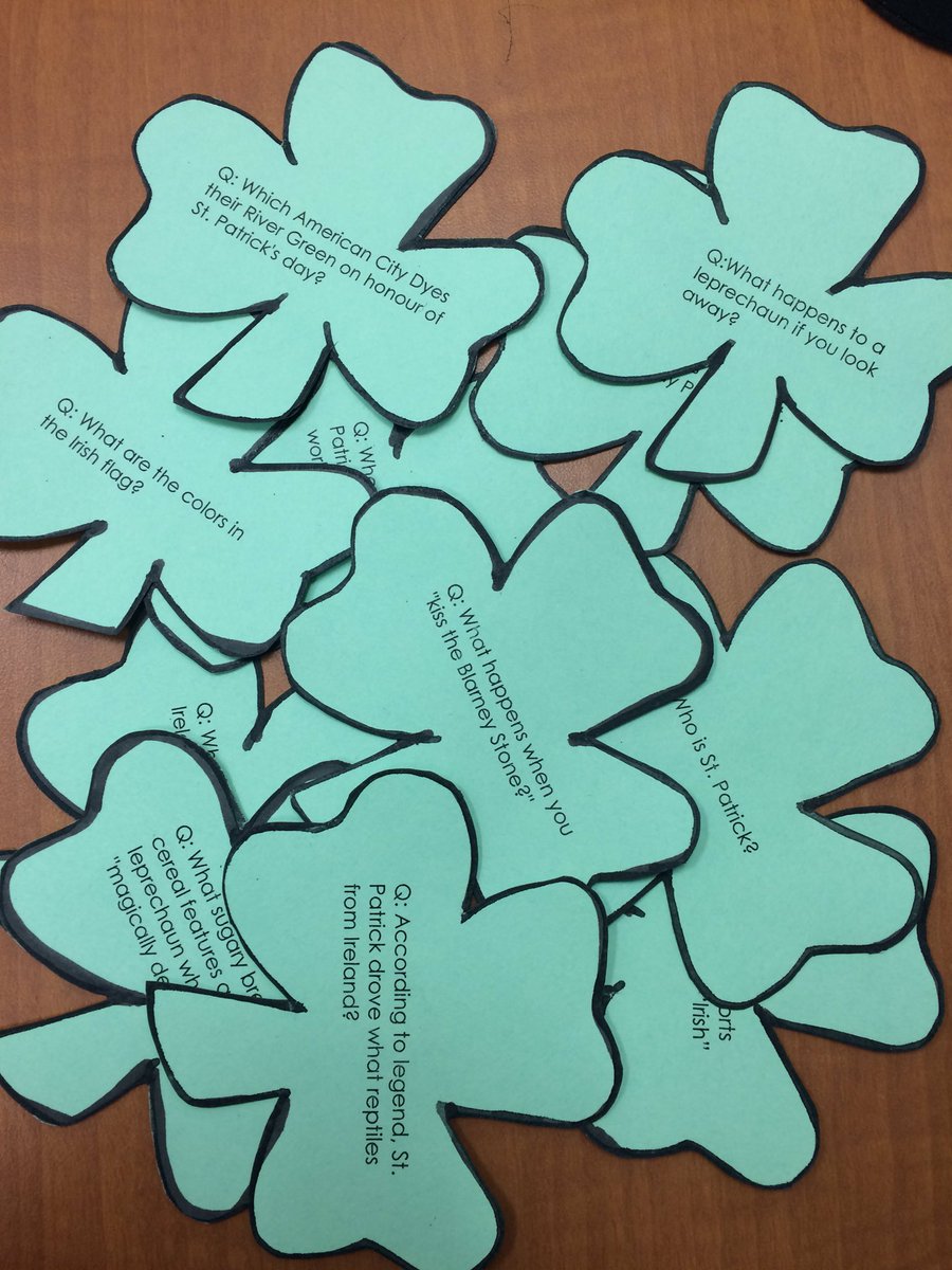 LisaBasaraba's tweet photo. Connecting with wacky Irish facts on #StPatricksDay! #belegendaryprairie #htww1 https://t.co/uTzojWbRaT