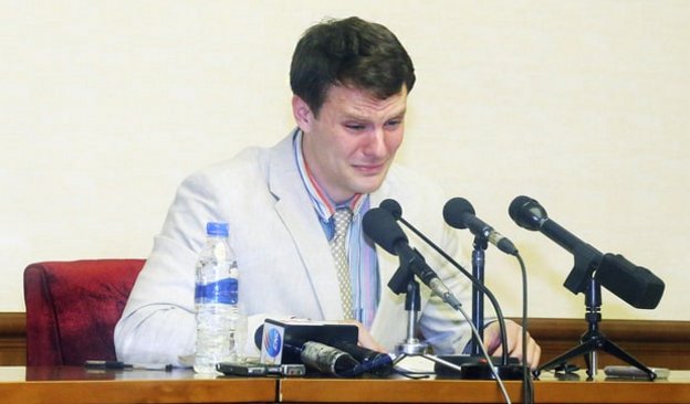 Otto Frederick Warmbier, condannato a 15 anni di lavori forzati in Corea del Nord