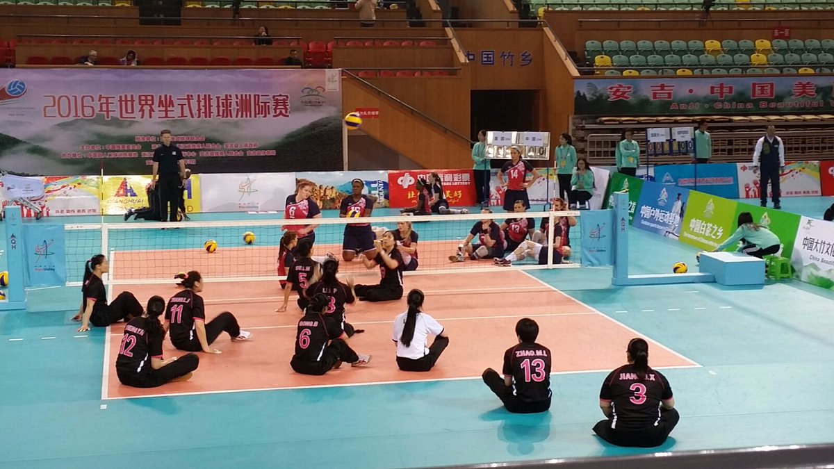 usavolleyball's tweet photo. U.S. Women's Sitting Team win first set over China, 25-22 at the @ParaVolley Intercontinental Cup #sittingvb https://t.co/SFnv6CSCdJ