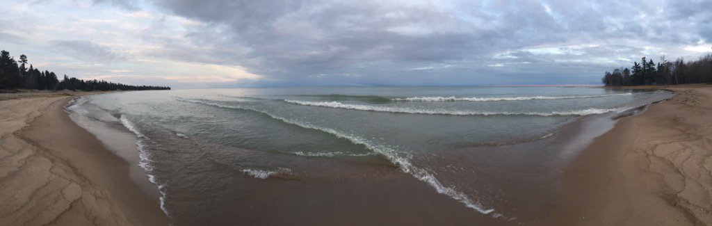 DoorCounty4001's tweet photo. Lake Michigan, Door County, Wisconsin @spann https://t.co/qb7pBa3LrD