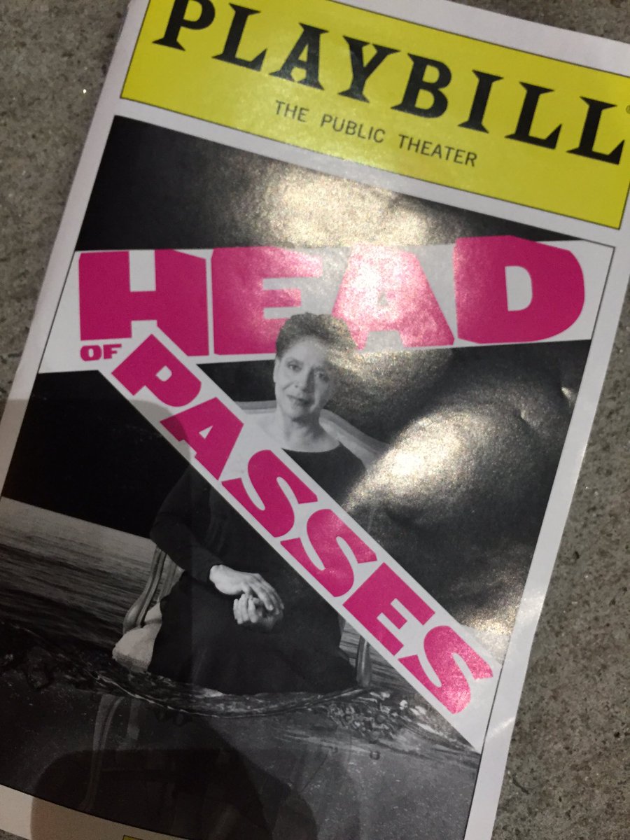 ProfLandis's tweet image. #PhyliciaRashad and cast extraordinary in #HeadOfPasses #FirstPreview