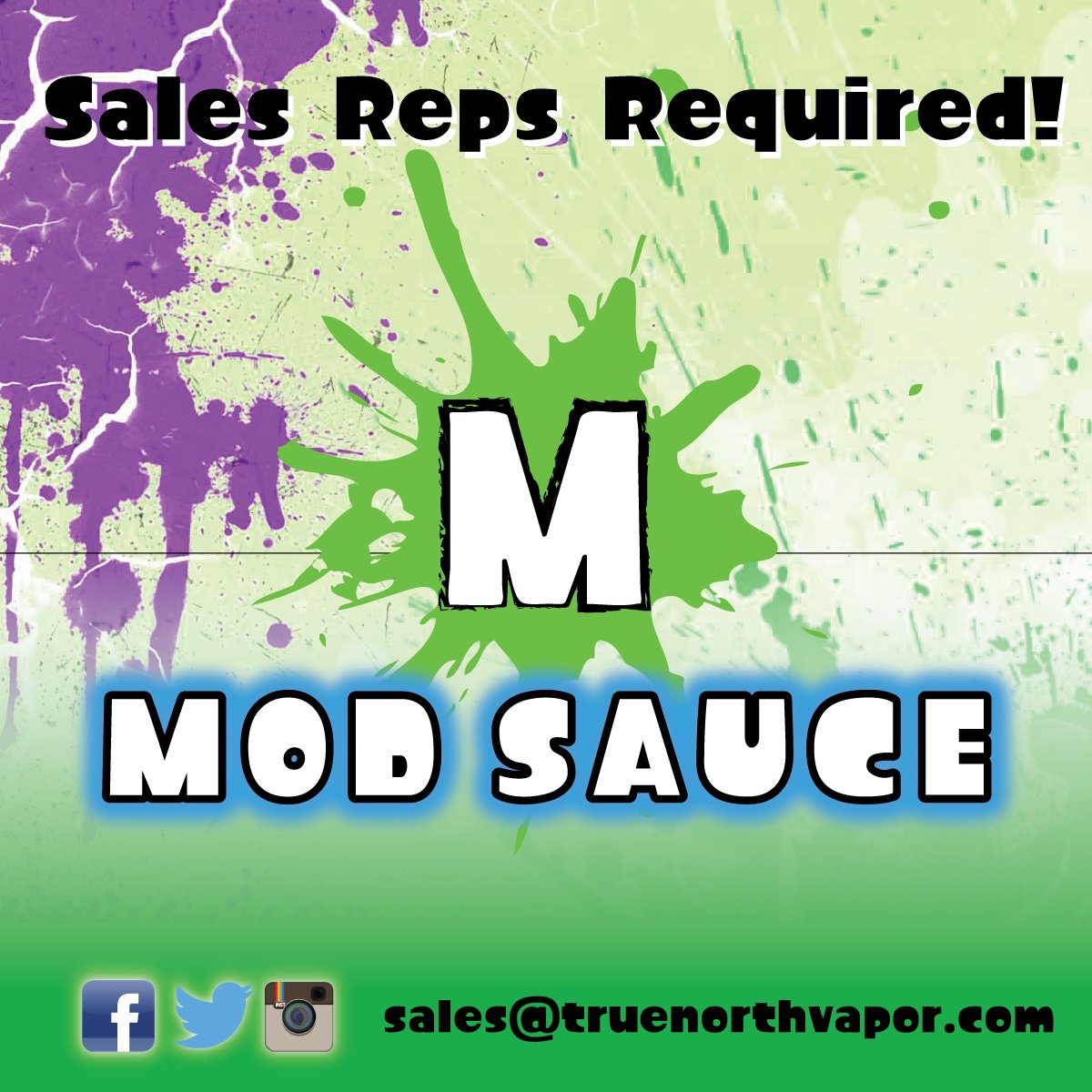 modsauce_'s tweet photo. We're looking to hire a few motivated Sales Reps! Apply to sales@truenorthvapor.com#vapejobs #vapejob #vapejobs https://t.co/SRAN9yLGhH