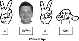 RossCoops31's tweet photo. Growth mindset was so 2015. This year, it’s all about being #2dewitt2quit! @PeterMDeWitt #education #edchat https://t.co/xisi6VSUU0