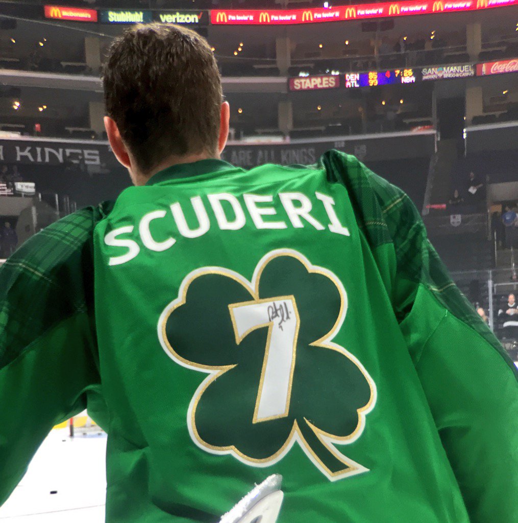 la kings st patrick's jersey