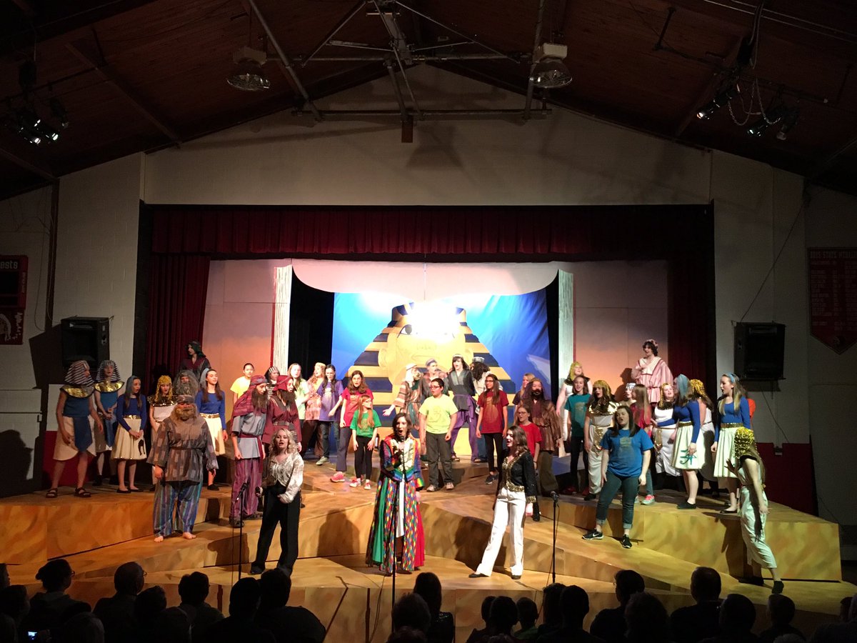 Joseph and the Amazing Technicolor Dreamcoat opening night! Superb job by the cast and crew!!!