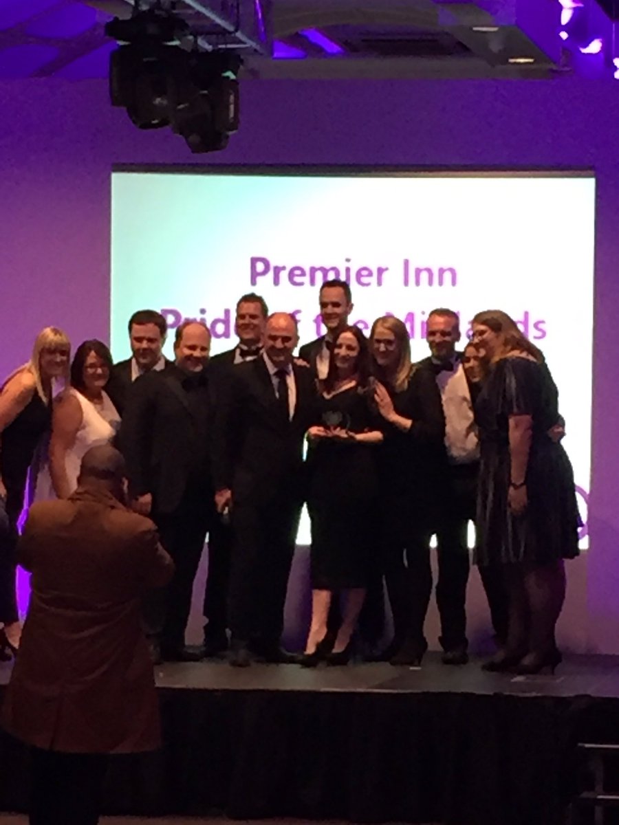 The singing receptionist being recognised for being a hero! #prideofmidlands Catty from Rugby