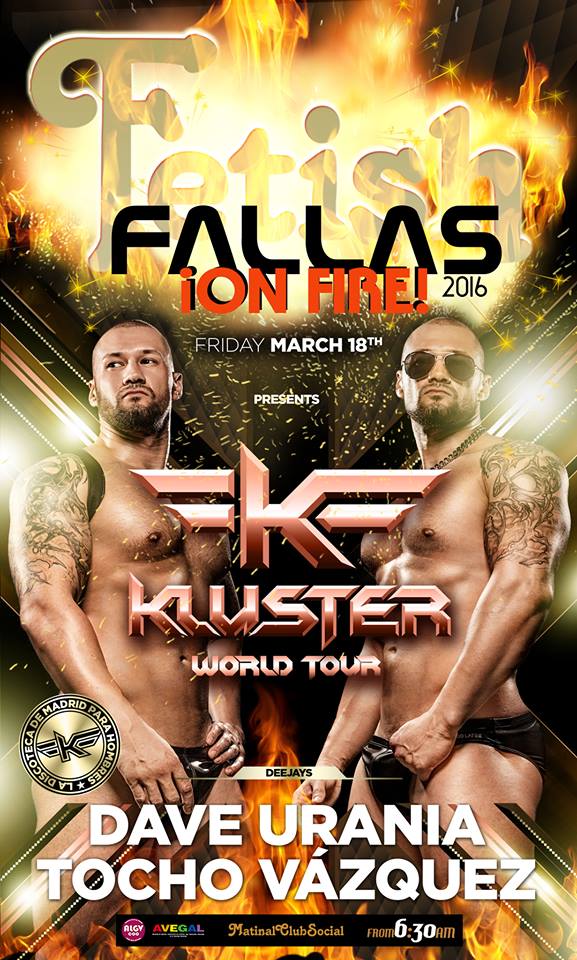 Mañana arrancamos con la fiesta KLUSTER de MADRID y dándolo todo en cabina David Ureña y Tocho Vazquez..!!