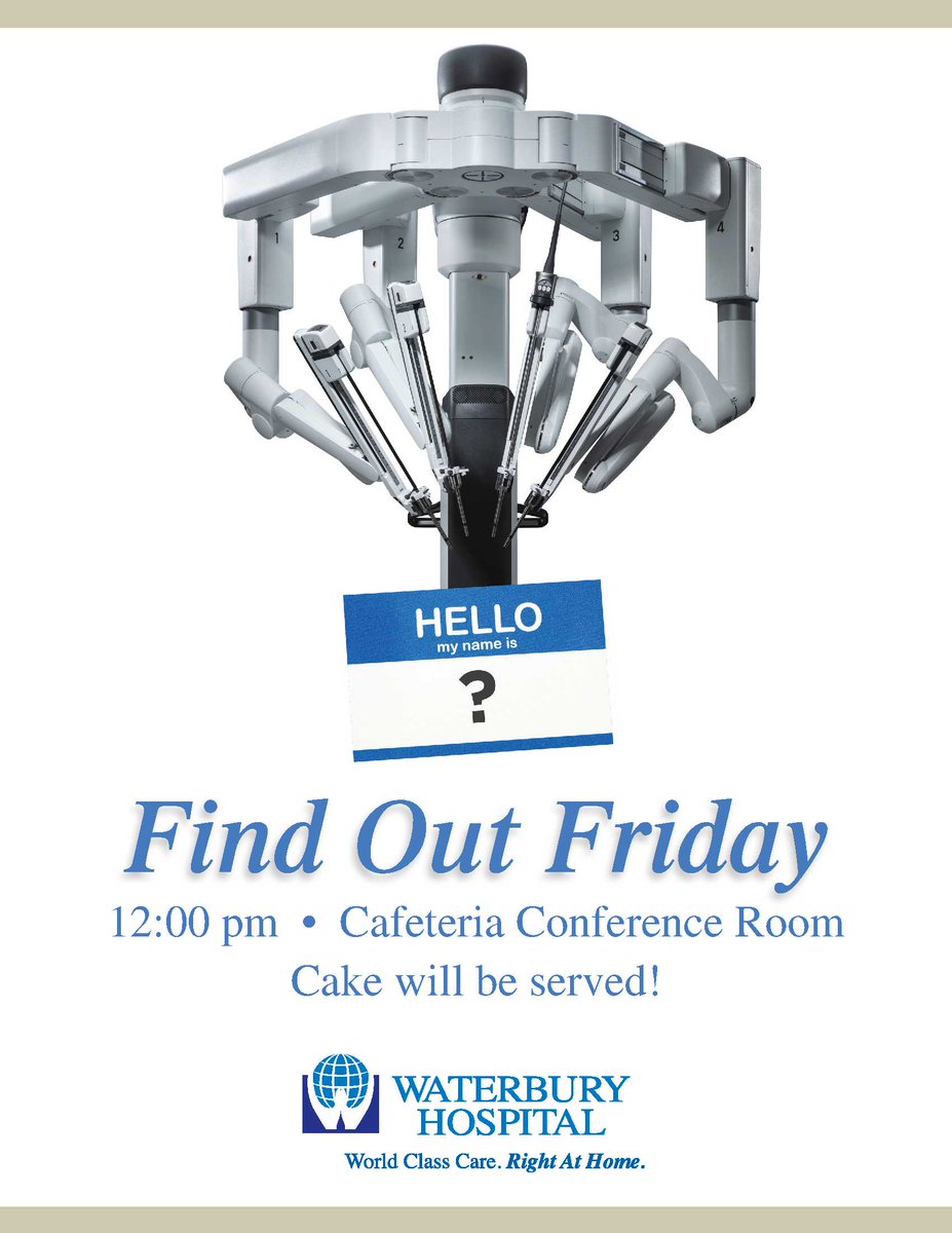 waterburyhosp's tweet photo. The big reveal is tomorrow. Thank you for voting. #robot, #nameourrobot https://t.co/mCNMxAddY4