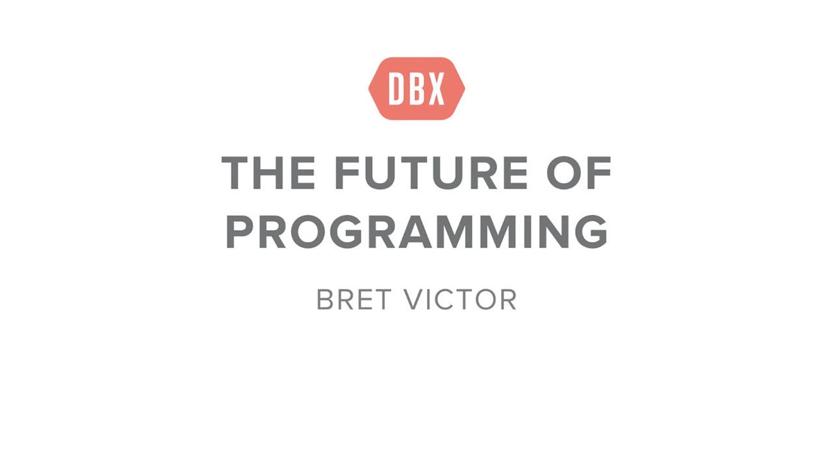 ActiveVoiceUS's tweet image. Bret Victor - The Future of Programming activevoice.us/article.jsp?na… #FutureofProgramming