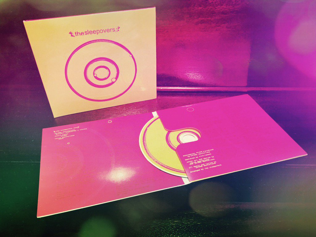 the_sleepovers's tweet photo. And we'll also give the first 20 people who ask a copy of our awesome new EP... this un's yeller. https://t.co/5uyTTfMYOt