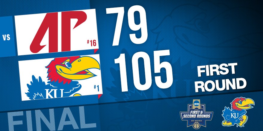 On to the second round! #MarchMadness #kubball