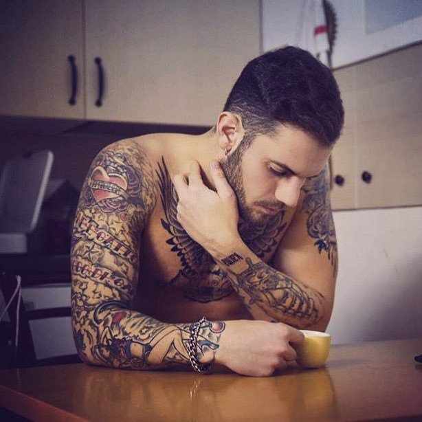 Men Coffee On Twitter TAG A Friend Who Loves Tattooed Guys
