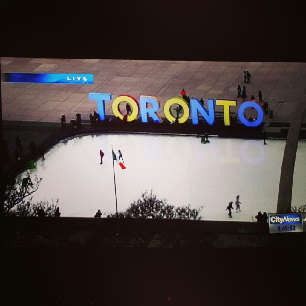 tmubold's tweet image. Live shot of @npstoronto - it&apos;s almost go time! #CISFinal8 💙💛 #weRrams