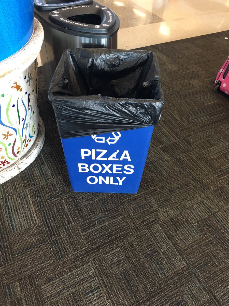OmgPizzaClub's tweet photo. #pizzasnaps #recycle ♻️ #ReduceReuseRecycle https://t.co/xJzrmQFhGd