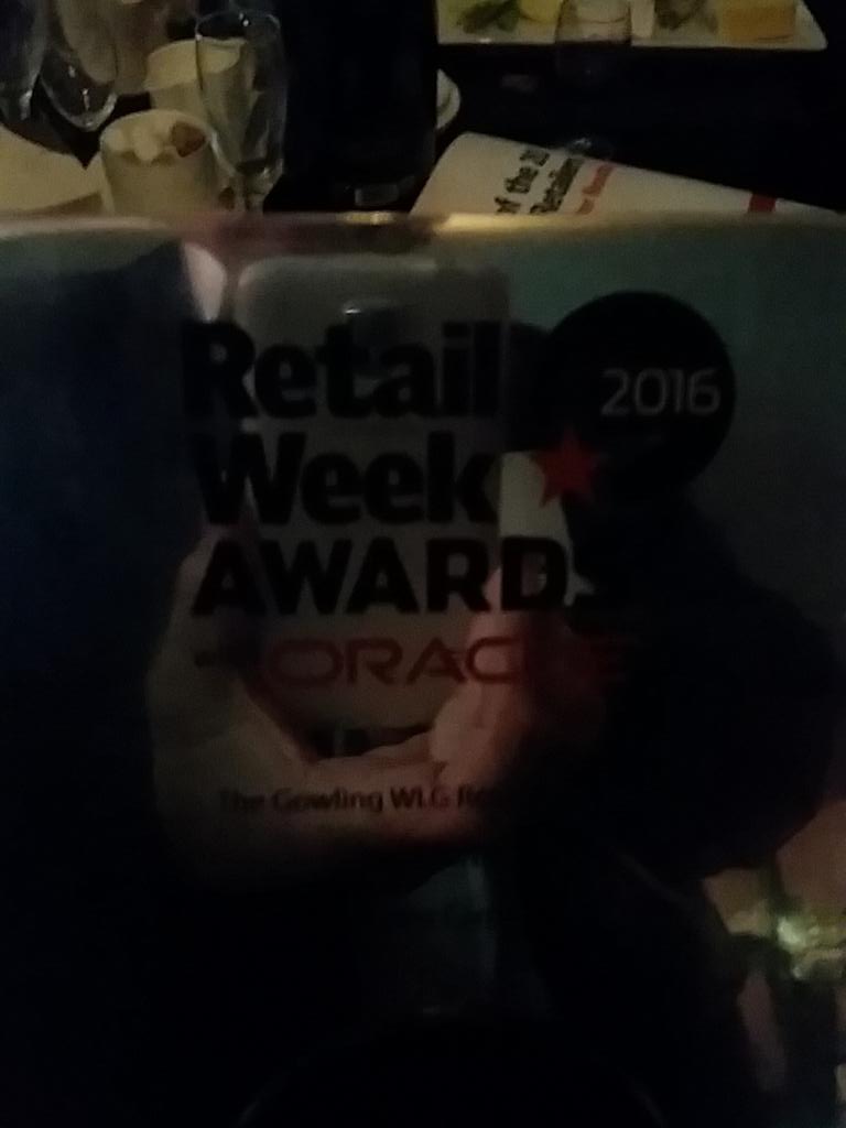 We won! Retailer of the year. Very proud to be part of this team.... very well done dixons Carphone.
