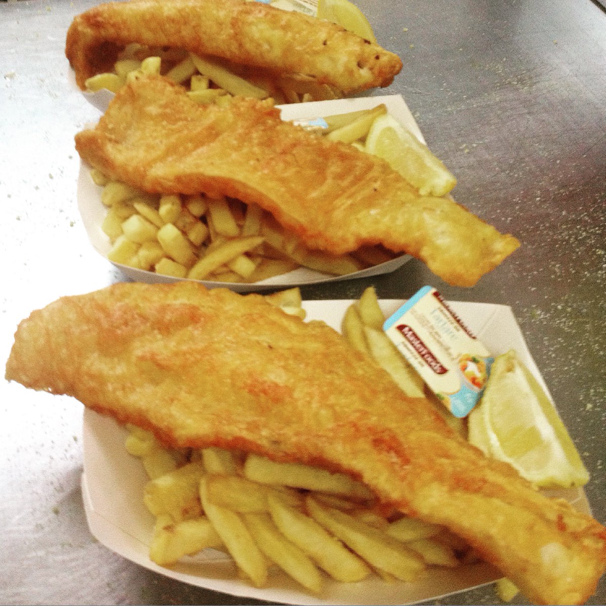 thechicknshack's tweet image. Join us for #FishandChipsFriday at #TheChicknShack &amp;amp; pick up this tasty catch for just $7 #HappyHour 5 - 7pm