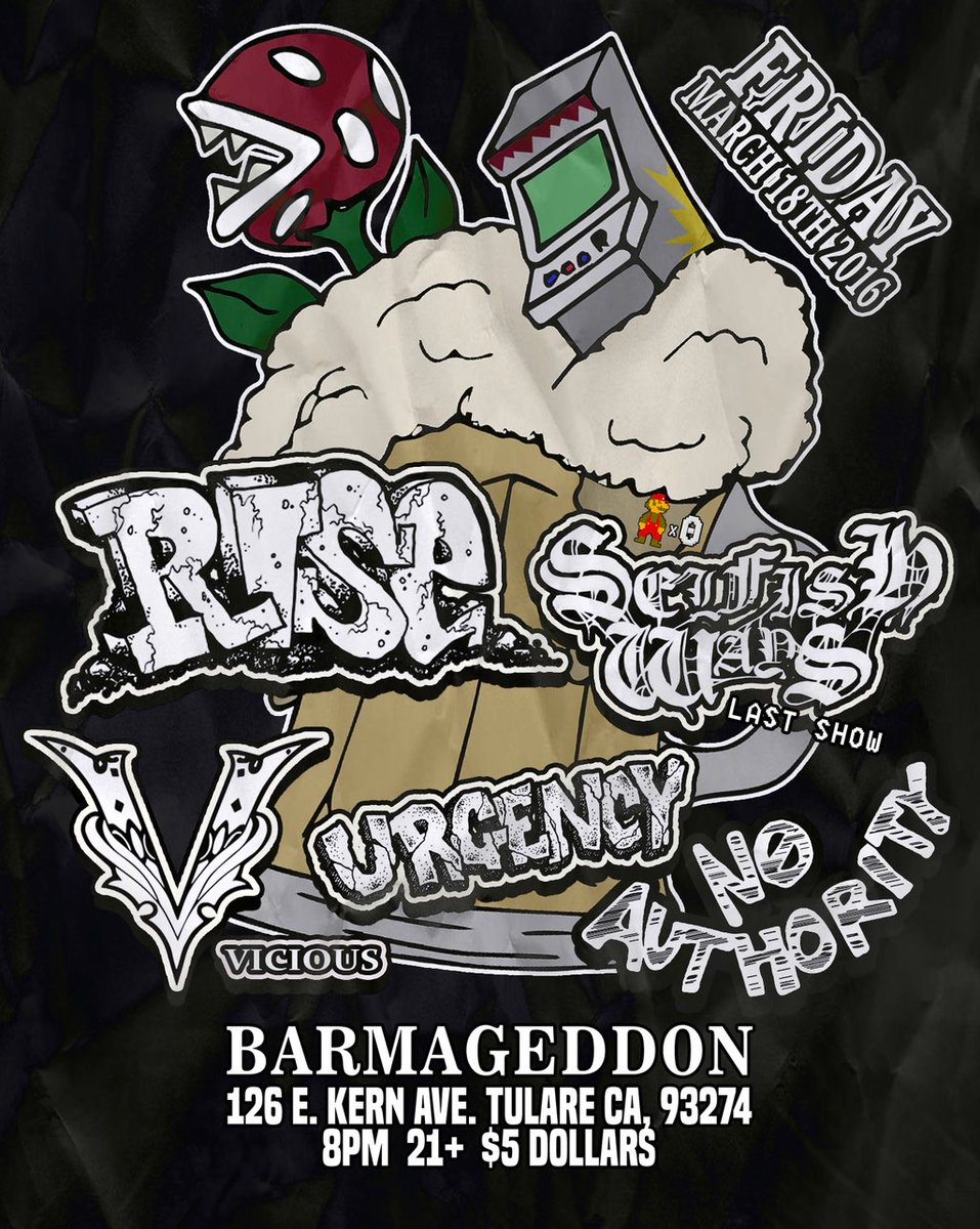 THIS IS TOMORROW AND OUR FIRST SHOW HERE IN A WHILE COME CHILL