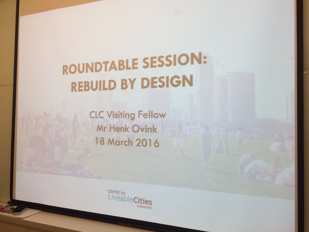 Frodo1977's tweet image. Great sharing of #RebuildByDesign process (of collaboration)- '#resiliency is not a state, it evolves over time'