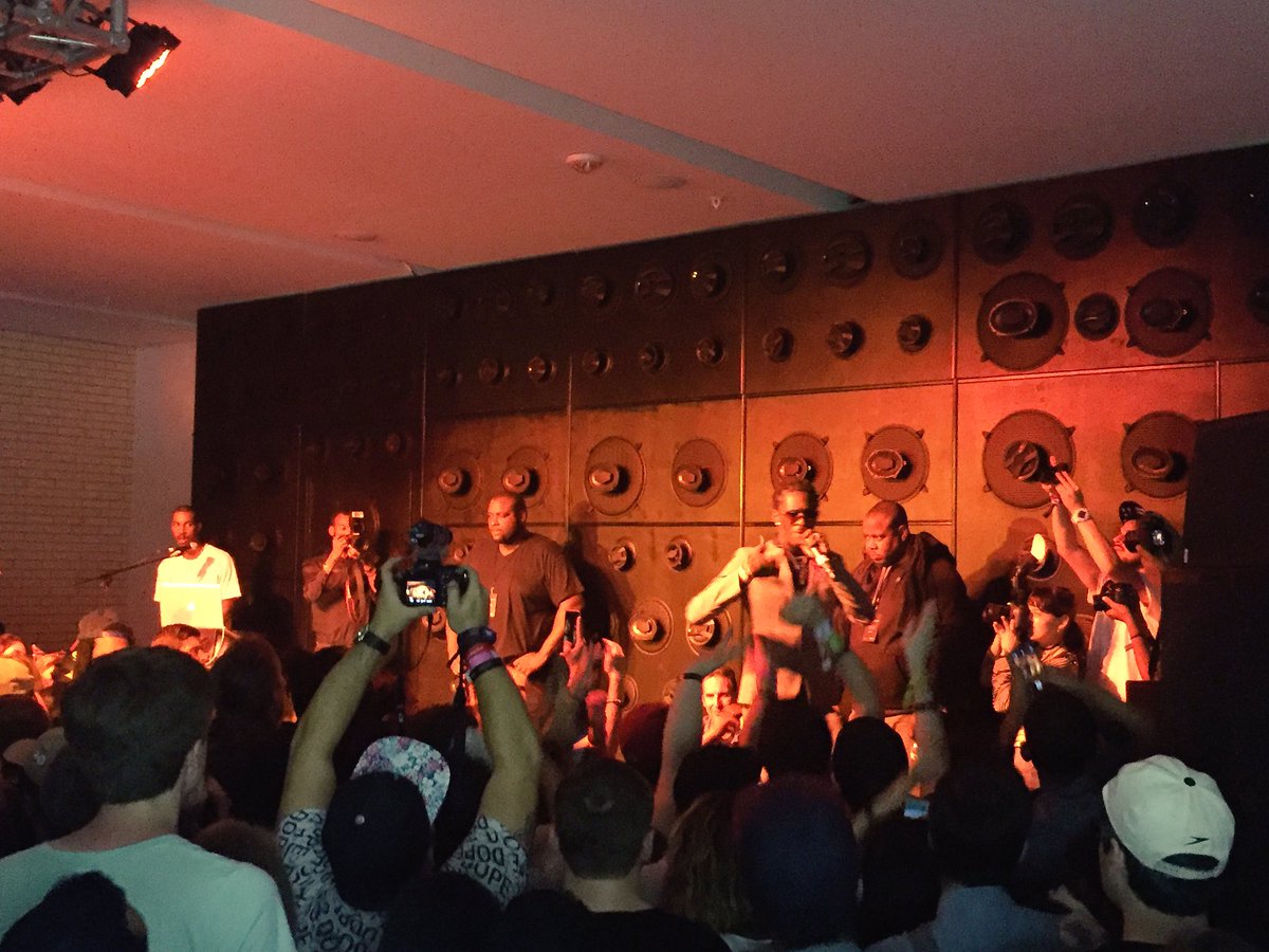 Young Thug for the <a href="/CalvinKlein/">calvinklein</a> x <a href="/UrbanOutfitters/">Urban Outfitters</a> party. #mycalvins #SXSW