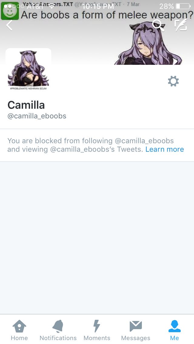 RIP blocked by daughter