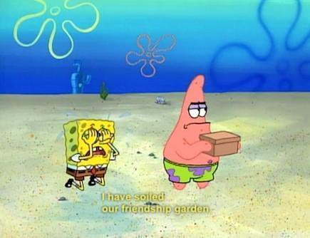 SpeakComedy's tweet photo. when u accidentally hurt ur friends feelings and they insist that its fine but u know that it isnt https://t.co/beBVHvIvHU