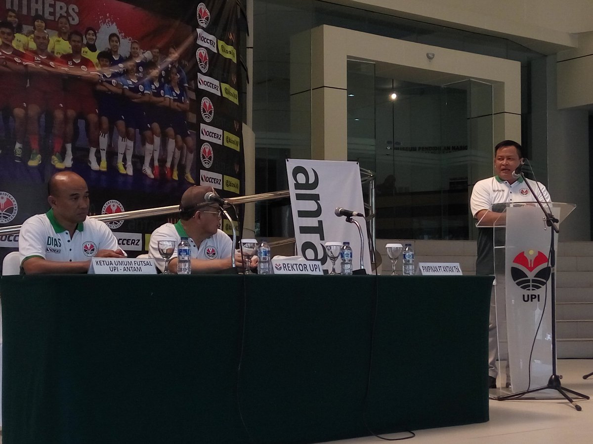 Sambutan dari Bpk. Abdul Sadat selaku pihak sponsor dari PT. Antam tbk.