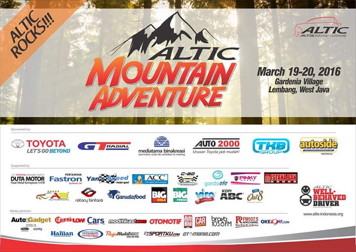 ALTIC_Jogja's tweet photo. H-1 terima kasih @ToyotaID @GTRadial_Indo @MediatamaTheEO @bigcolaind  #ALTICMountainAdventure #WBDALTIC https://t.co/Ac7STWy5Br