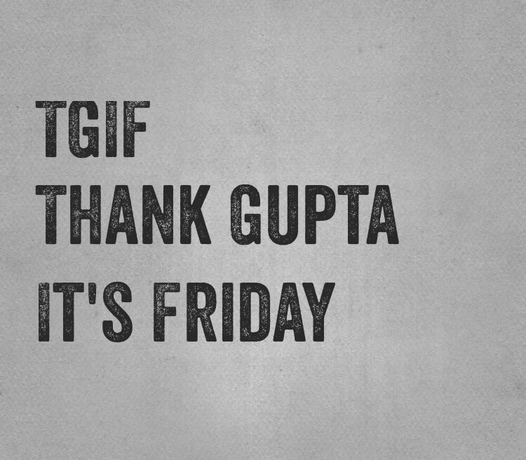 CindyPoluta's tweet image. As heard on @702JohnRobbie 
#TGIF #GuptaGate