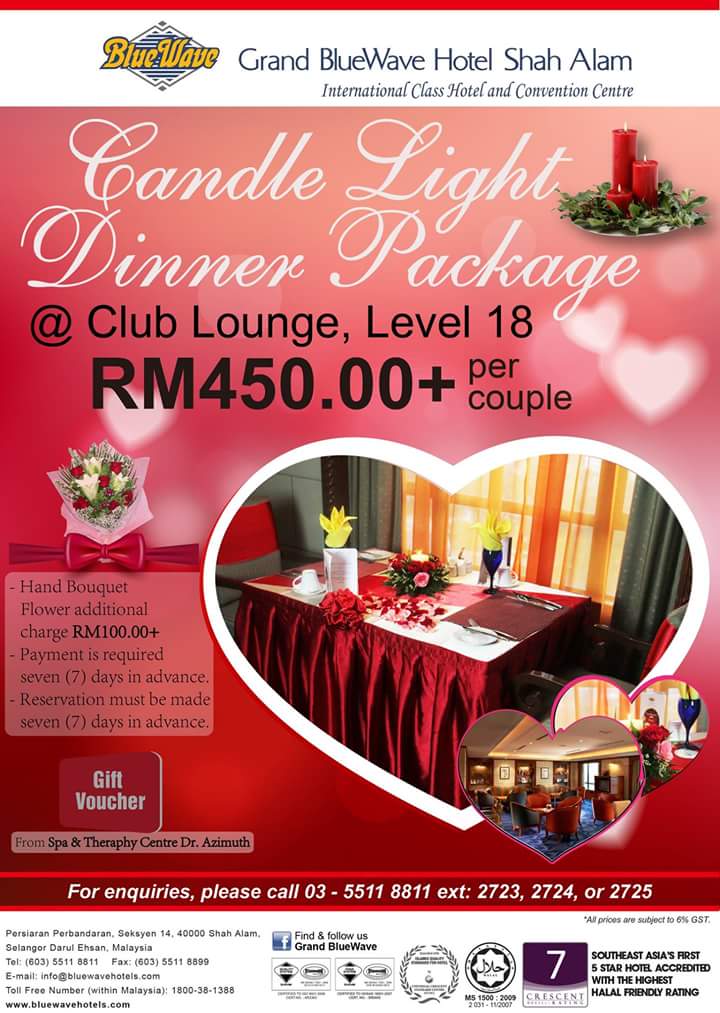 Candle Light Dinner Shah Alam Harete