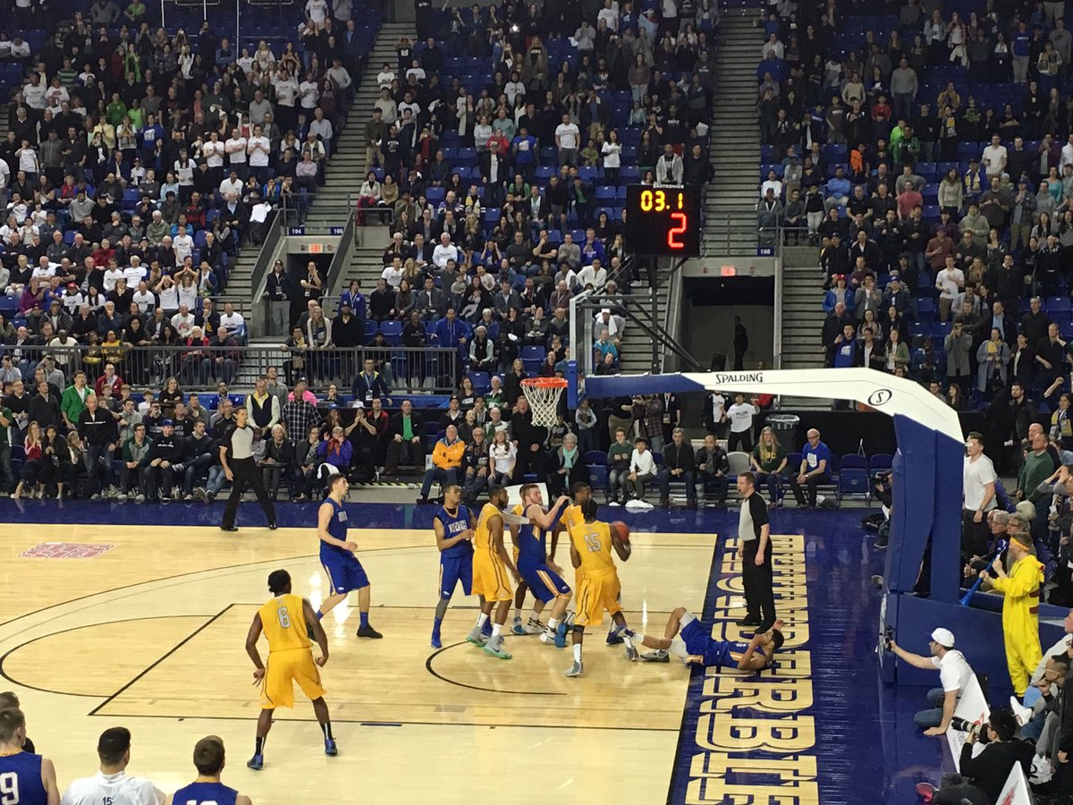 UBC's tweet image. We&apos;re tied at 90 and heading to overtime. #GoBirdsGo #CISFinal8 @ubctbirds