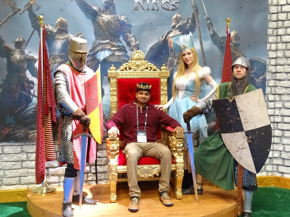 frankyupd's tweet image. well i feel like a king.just waiting for d queen. thanks @ClashofKingsCoK for an awesome flick. #gdc16 #mustcheckOut