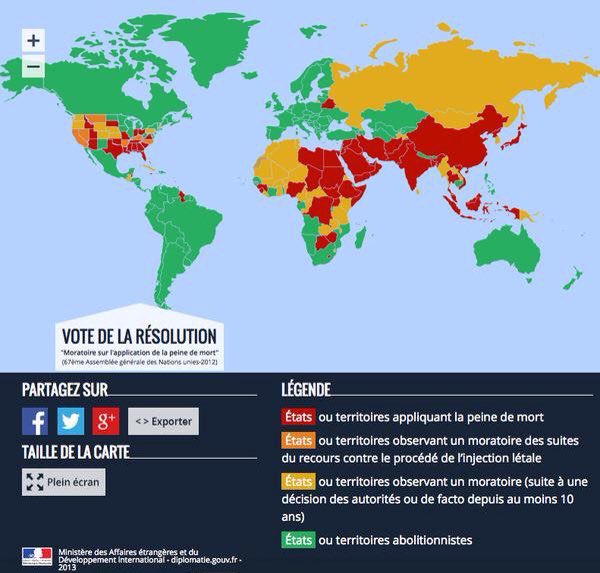 FranceONUGeneve's tweet image. Check this “#DeathPenalty around the world” interactive map → bit.ly/1Zkzksu  @EndExecutions #HumanRights