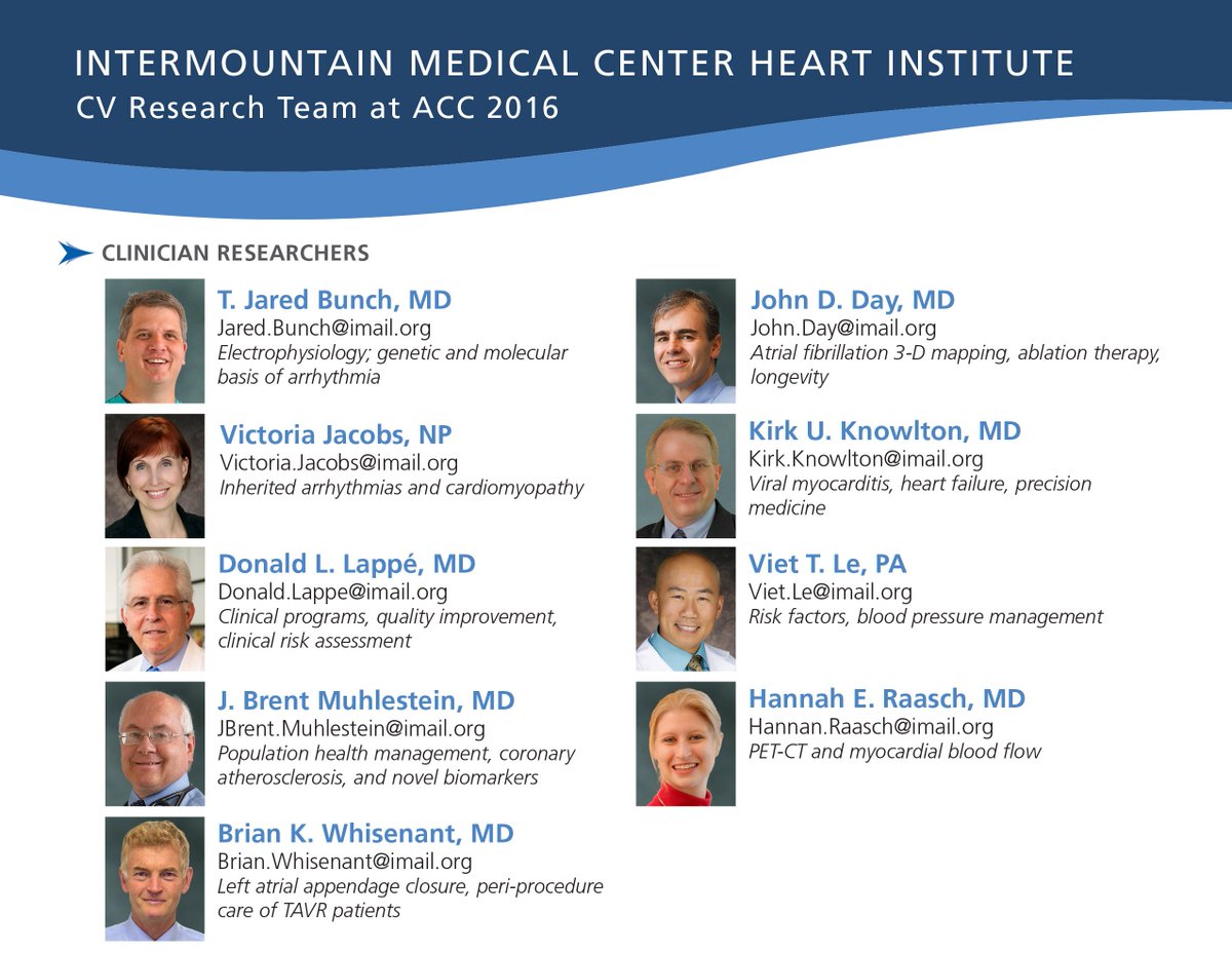 Traveling to #ACC16? Plan to discuss new research on optimal heart care w/our Clinician Researchers, booth #2046.