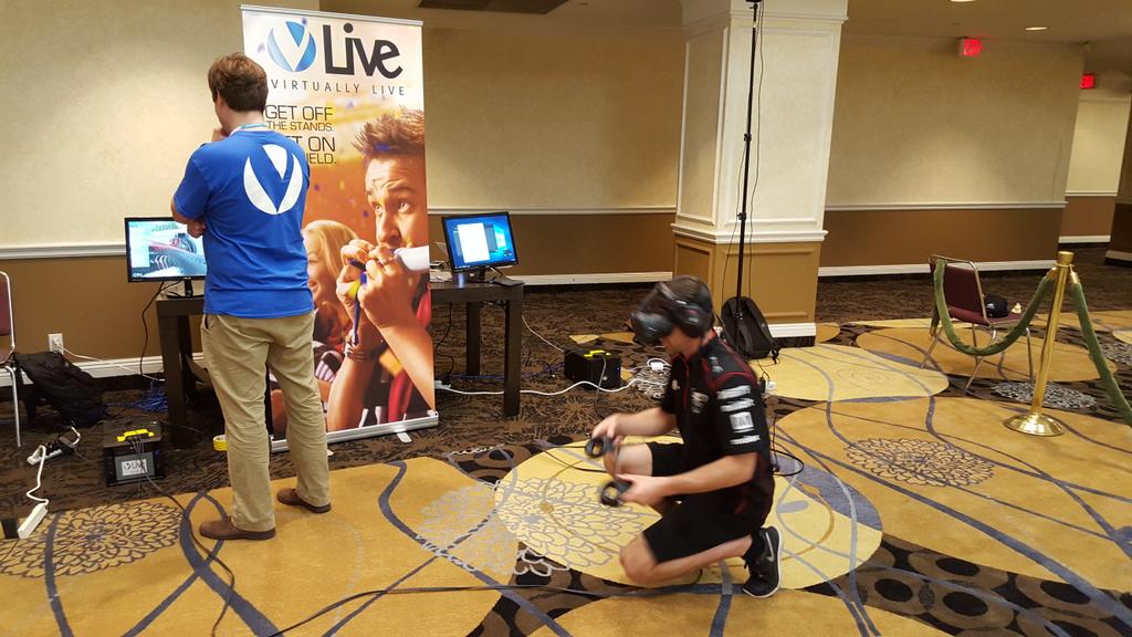 tneubert's tweet photo. @virtuallylive @fiaformulae really satisfying to see race car drivers get excited about VR https://t.co/m35ycrQ3Dk