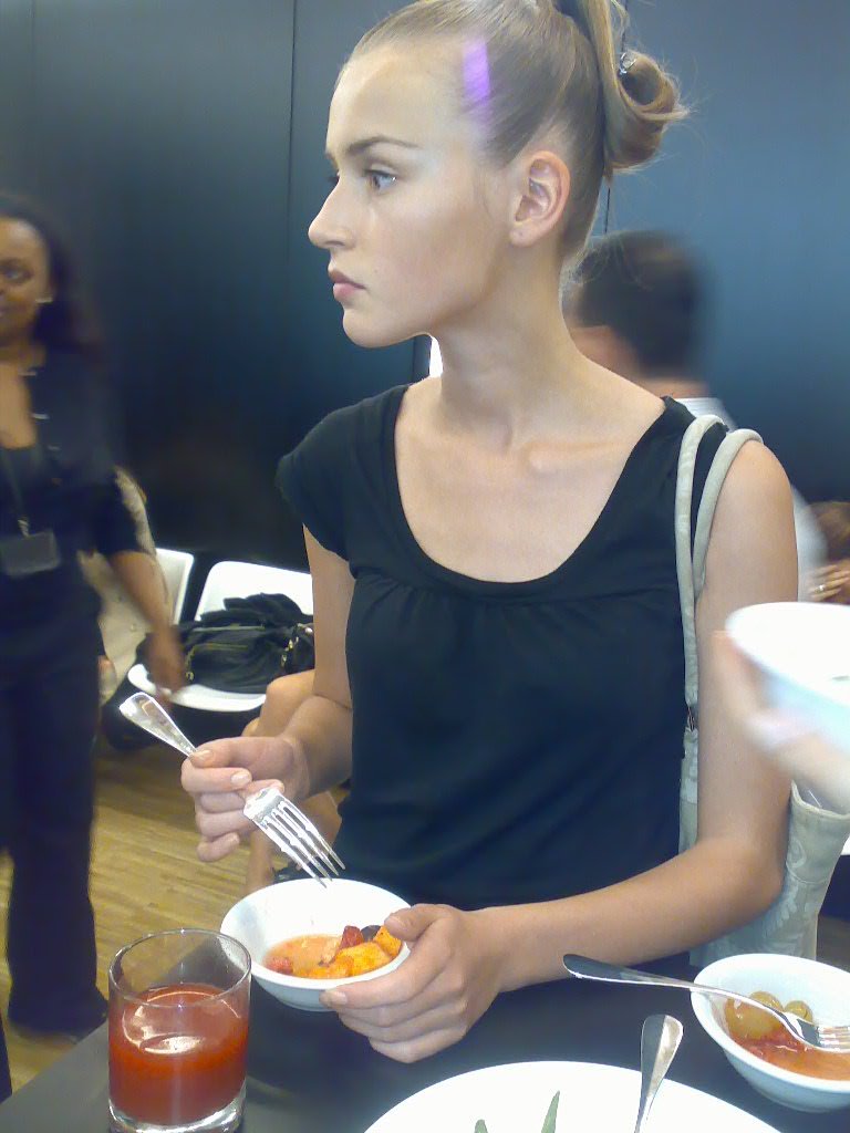 Here's a picture of me to prove models do eat #ilovefood #HatersGonnaHate #fashionweekprague