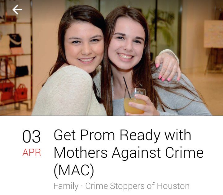 leading4ever's tweet image. #DontMiss @CrimeStopHOU #PrepForProm this Sunday, Apr 3rd @3pm! #FREEevent just #RSVP #ReTweet to spread the word!
