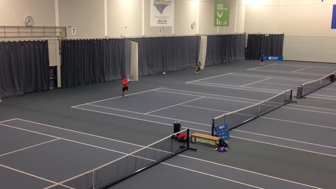 BeckettTennis's tweet photo. Good luck to Pete Ashley tomorrow playing in the final of Brit tour Bolton #bleedpurple #strengthandhonuor https://t.co/EoNr5Gq4Ff