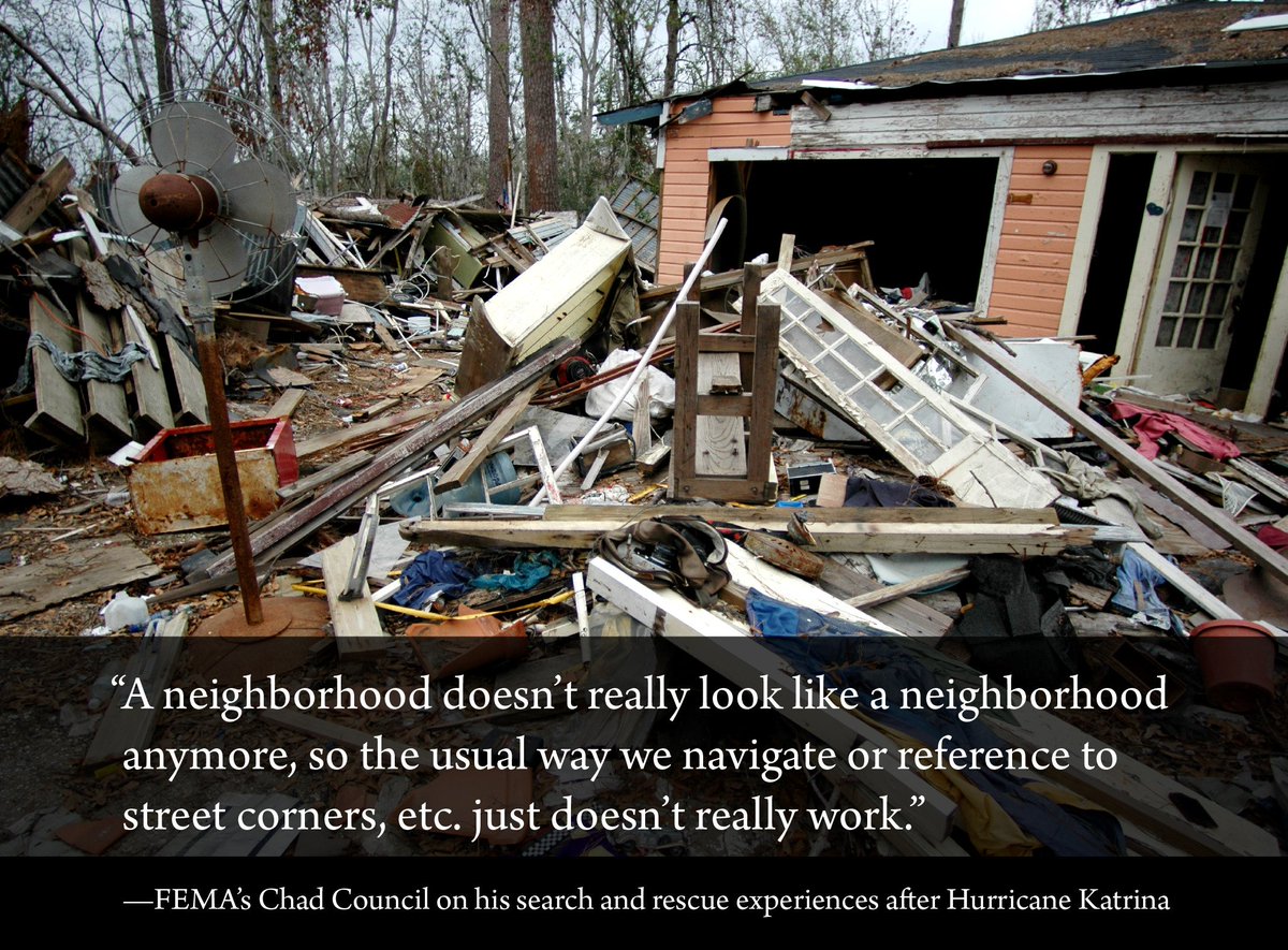 What would you do if your GPS failed? How search &amp; rescue teams navigate in disaster areas: fema.gov/blog/2016-03-2…